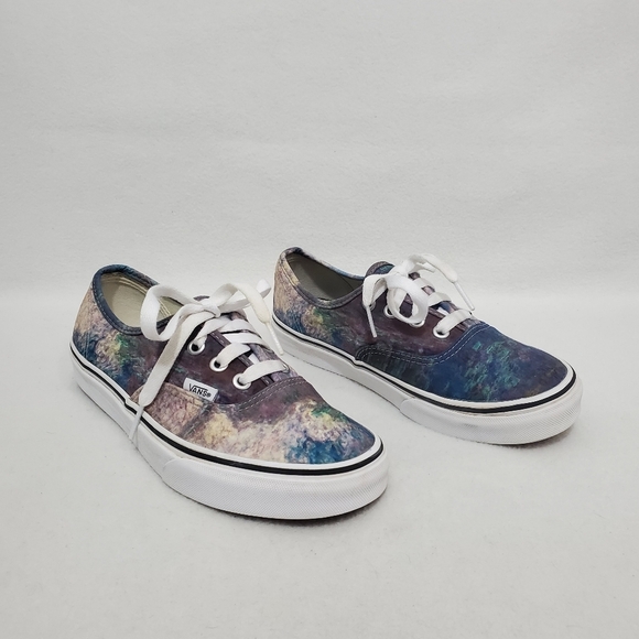 Vans MoMA Claude Monet Water Lilies Print Low Rise Sneakers
